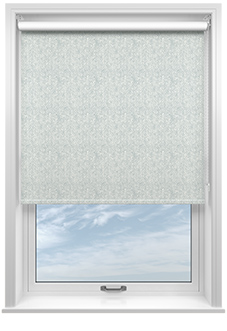 Chevron Stripe, Oslo Blue - Roller Blind